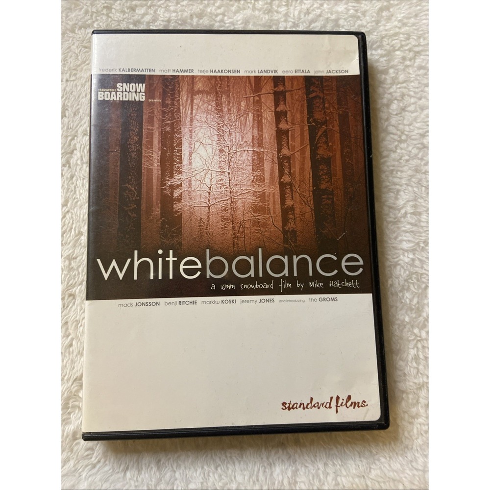 WHITE BALANCE Snowboarding DVD - A 16mm film by Mike Hatchett (Standard Films)